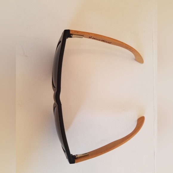WearWood Sunglasses with Box Black